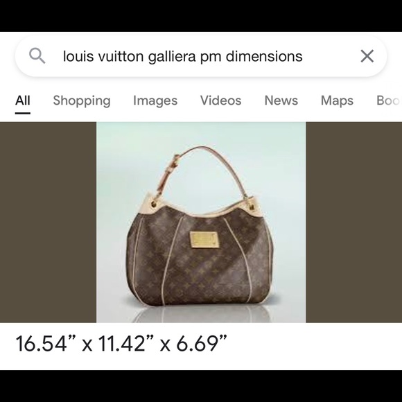 Louis Vuitton handbag purse LV Monogram Galliera PM - Picture 7 of 7